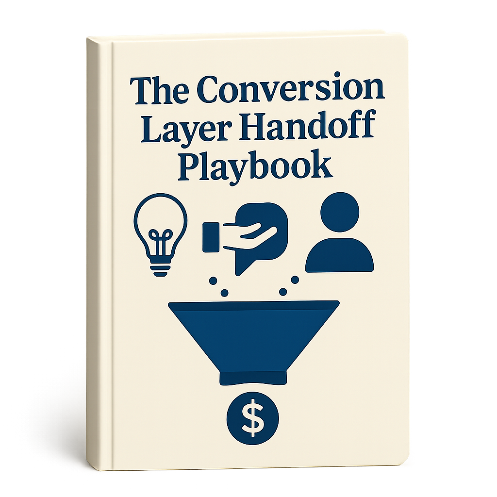 The Conversion Layer Playbook Book Mockup